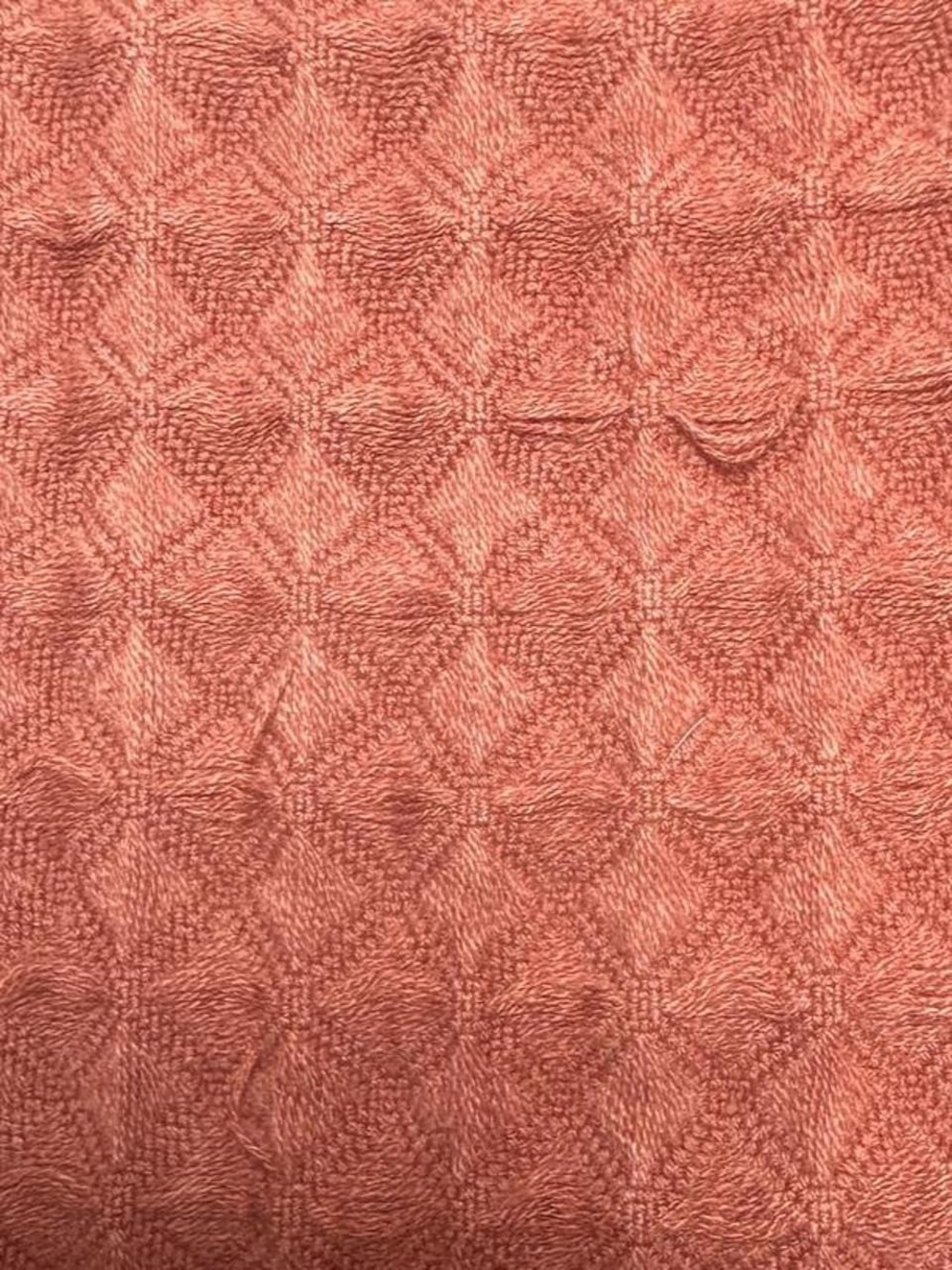 BDG Women’s Rust Waffle-Knit Button-Up Shirt - Picture 5 of 8